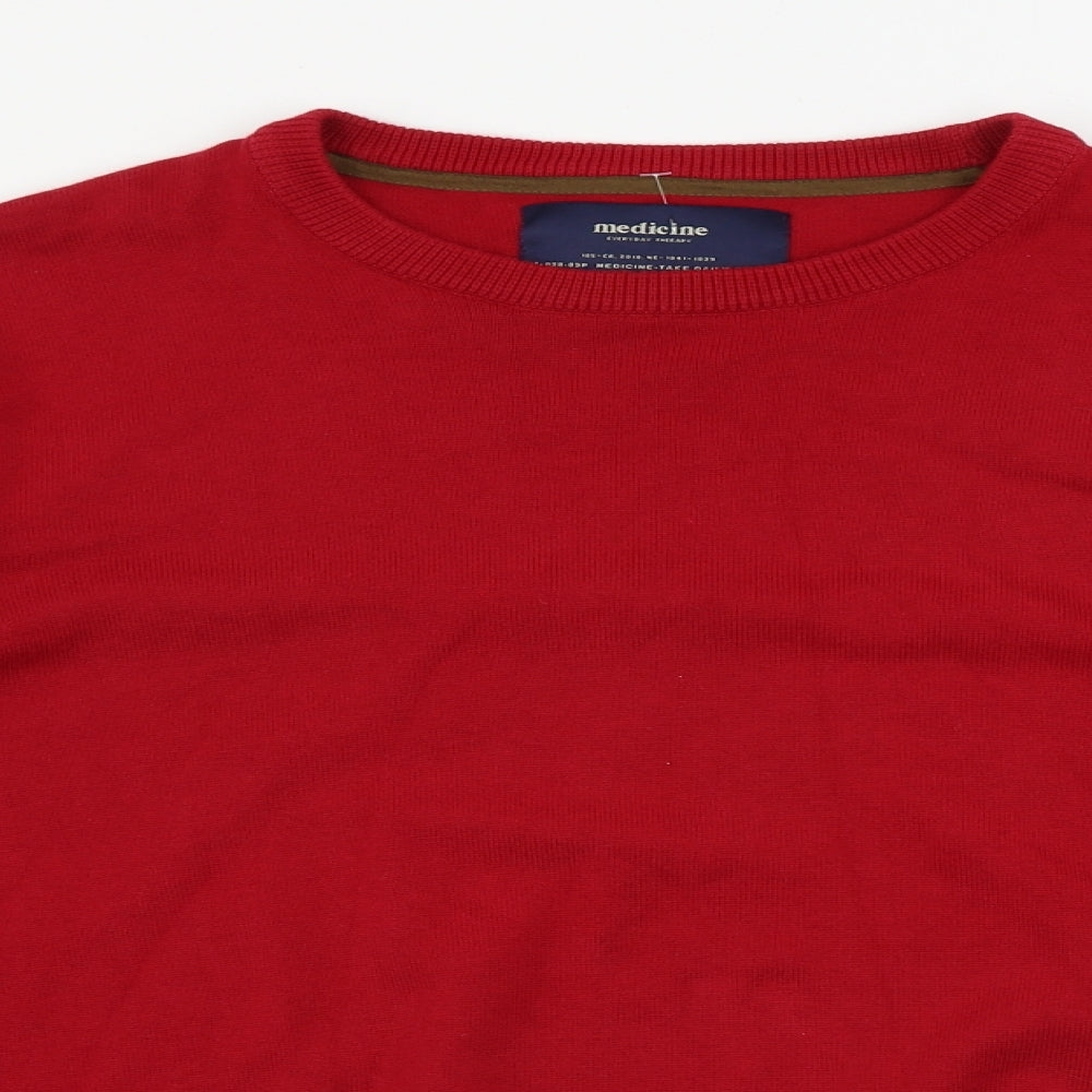 Medicine  Mens Red   Pullover Jumper Size XL