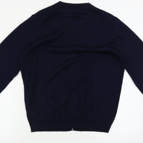 Marks and Spencer  Mens Blue   Cardigan Jumper Size L