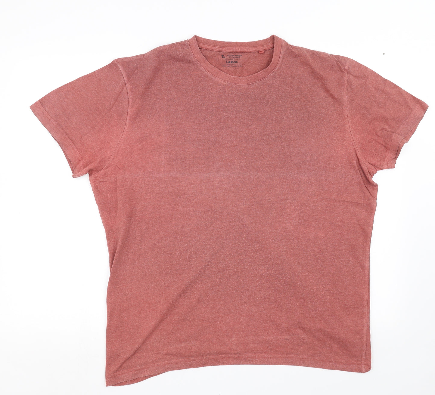 Sainsburys  Mens Orange    T-Shirt Size L