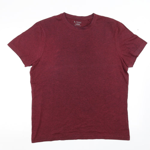 Sainsburys  Mens Red    T-Shirt Size L