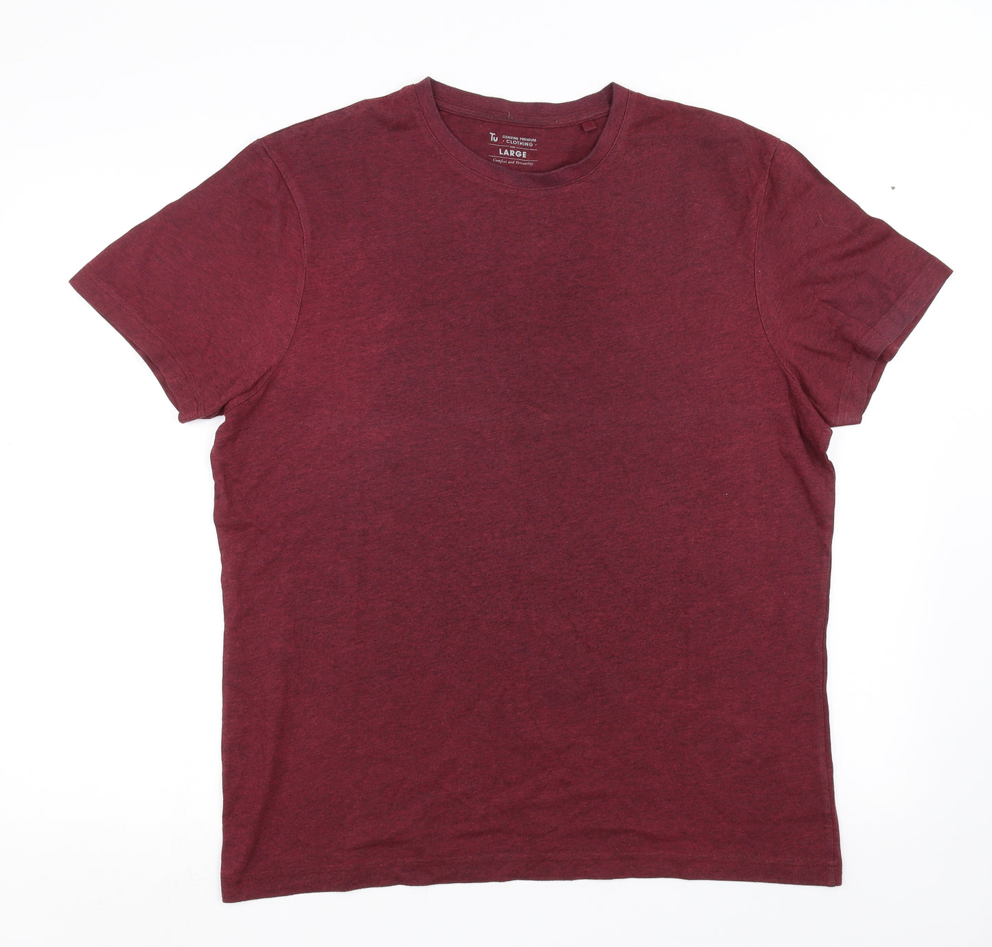 Sainsburys  Mens Red    T-Shirt Size L