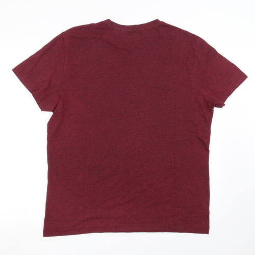 Sainsburys  Mens Red    T-Shirt Size L