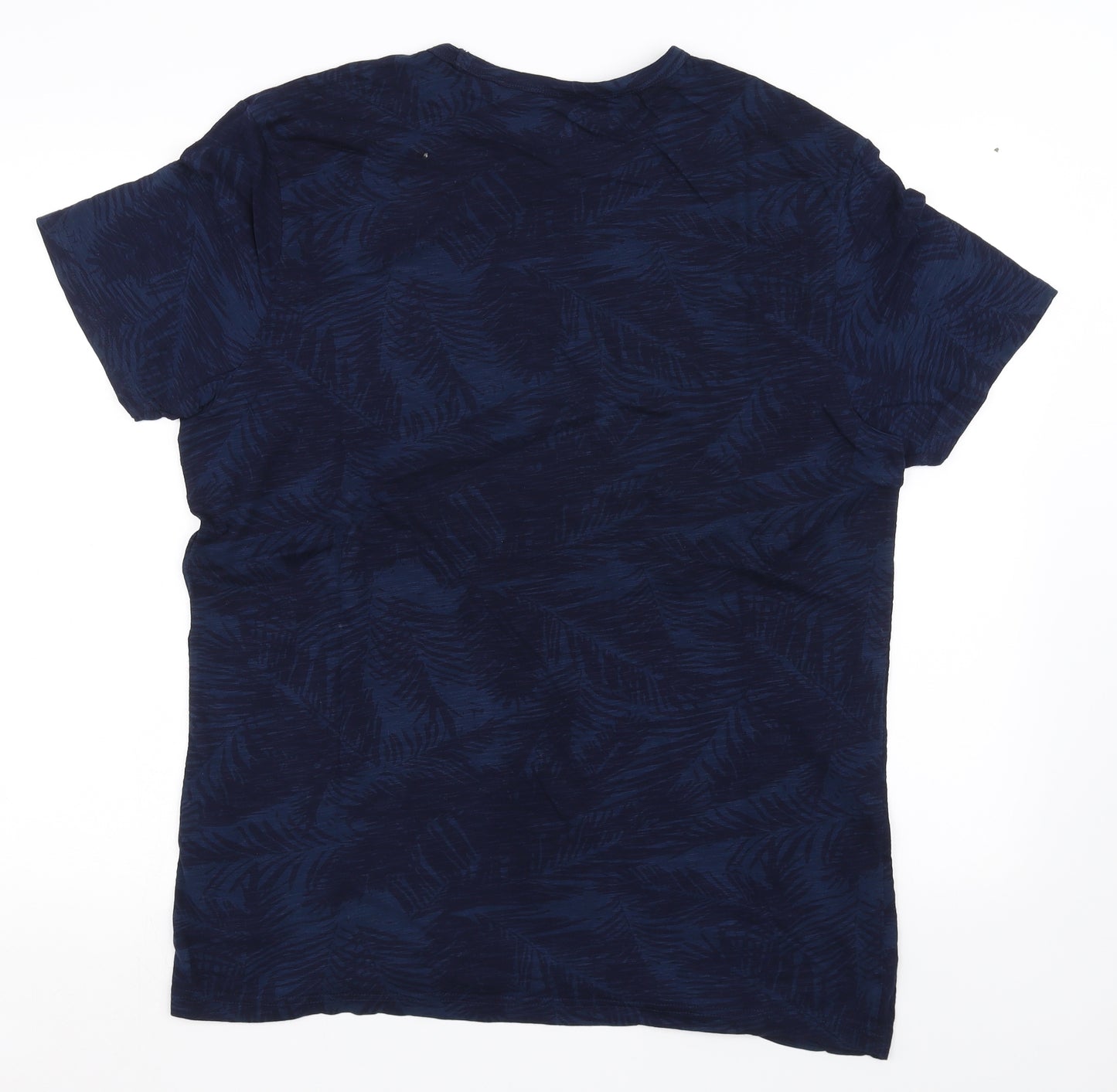 Sainsburys  Mens Blue Camouflage   T-Shirt Size L