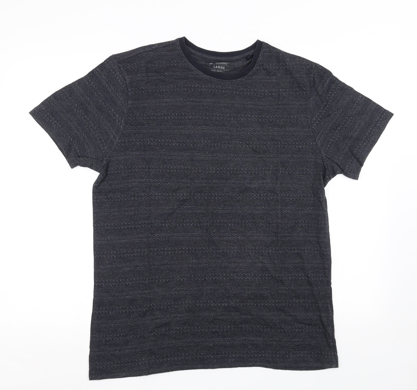 Sainsburys  Mens Grey    T-Shirt Size L