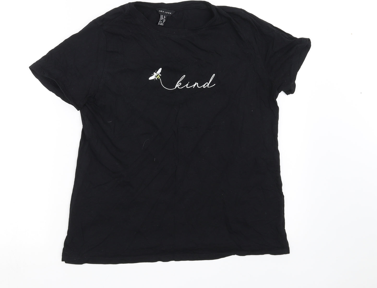 New Look Womens Black   Basic T-Shirt Size 12