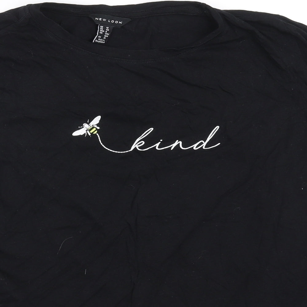 New Look Womens Black   Basic T-Shirt Size 12