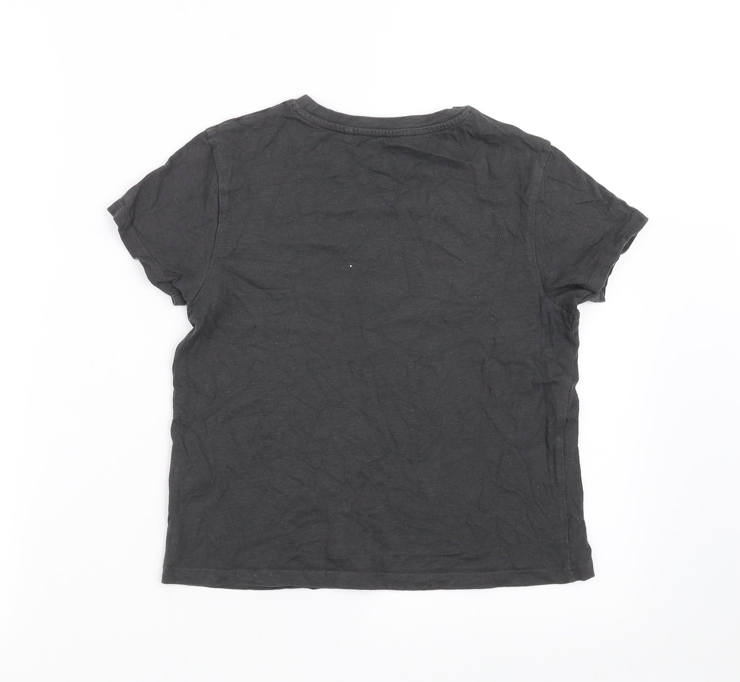 NEXT Girls Black   Basic T-Shirt Size 8 Years