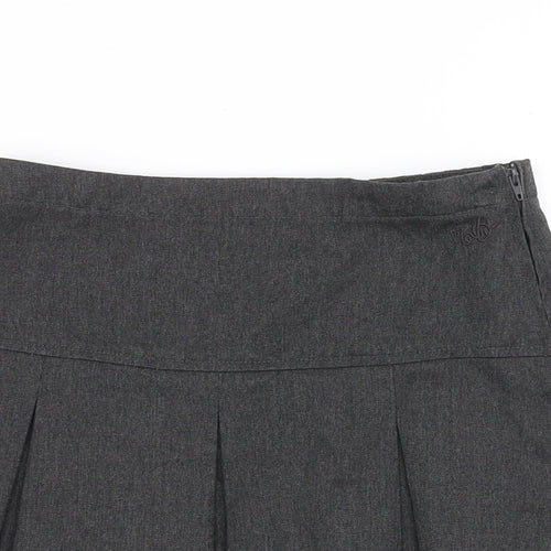 NEXT Girls Grey   Pleated Skirt Size 9 Years