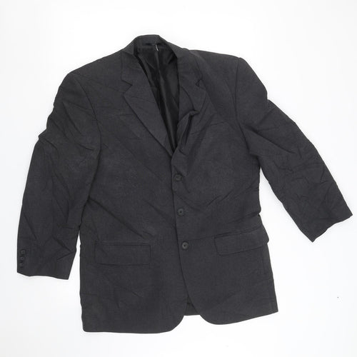 tescos Mens Grey   Jacket Blazer Size XL  - Padded Shoulders