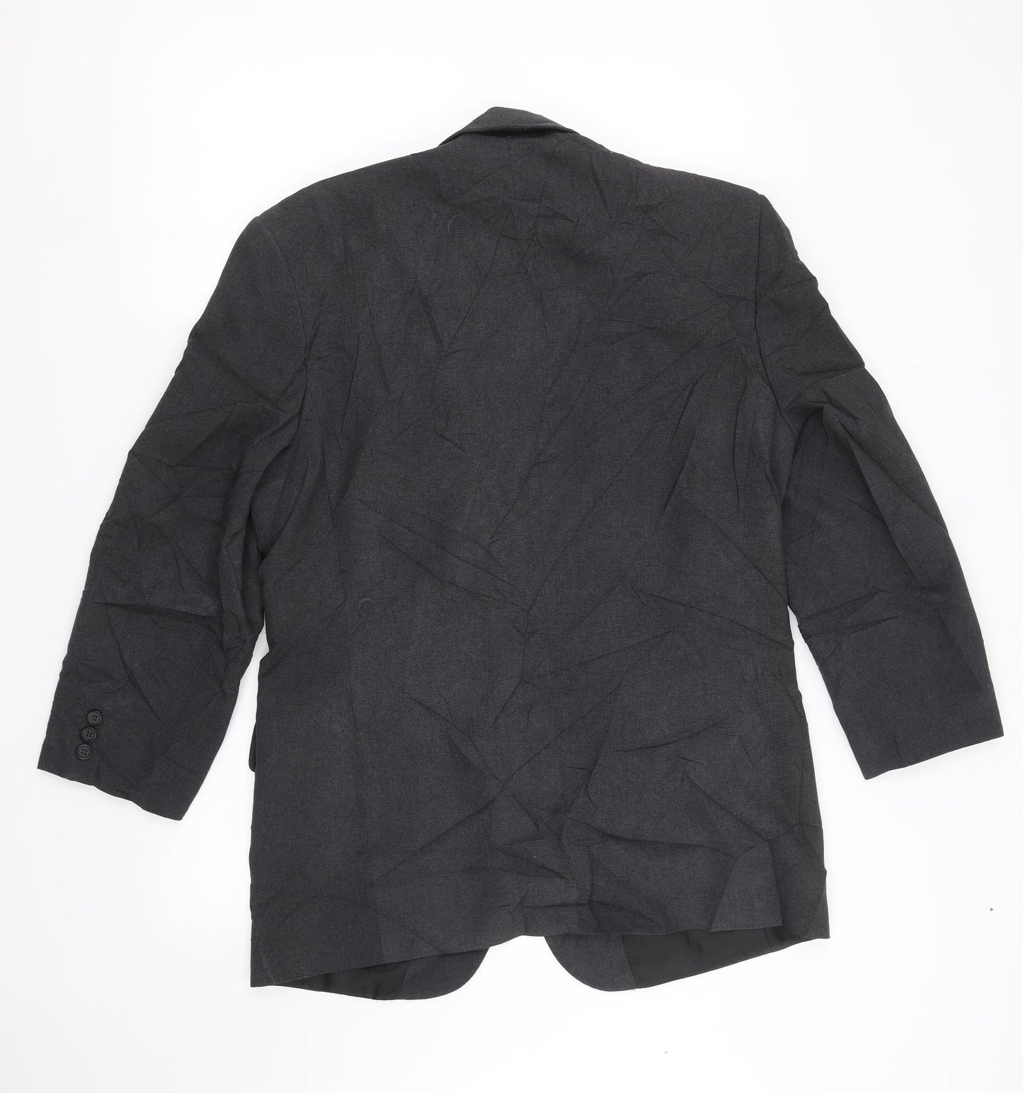 tescos Mens Grey   Jacket Blazer Size XL  - Padded Shoulders