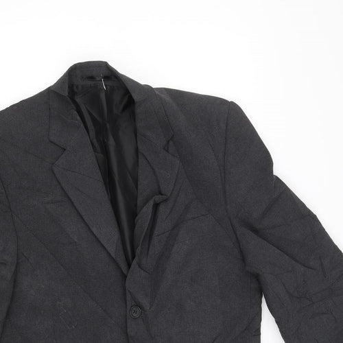 tescos Mens Grey   Jacket Blazer Size XL  - Padded Shoulders