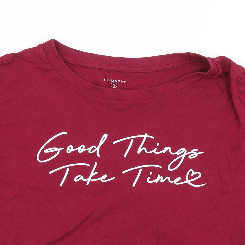 Primark Womens Purple   Basic T-Shirt Size S