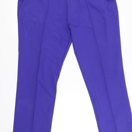 IJP Design Womens Purple   Trousers  Size 38 L24 in - tailored