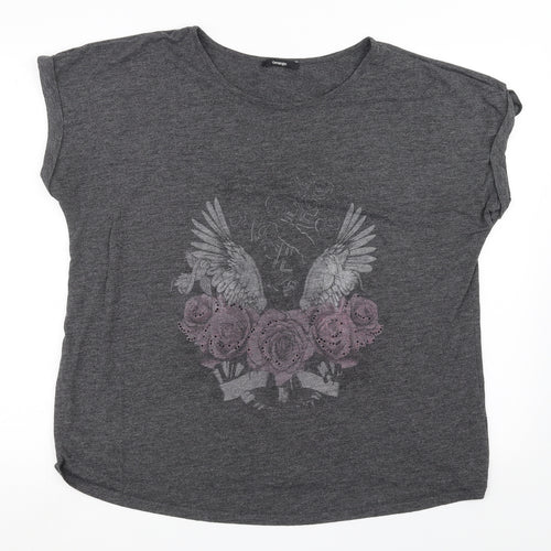 George Womens Grey   Basic T-Shirt Size 18