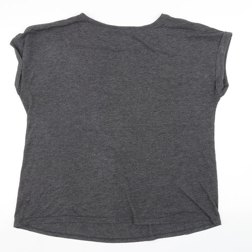 George Womens Grey   Basic T-Shirt Size 18