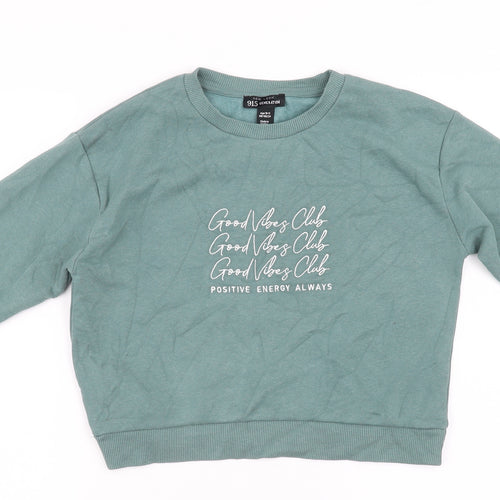 New Look Girls Green   Pullover  Size 10-11 Years