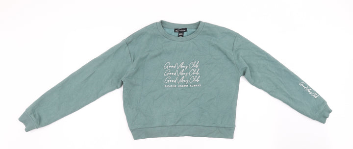New Look Girls Green   Pullover  Size 10-11 Years