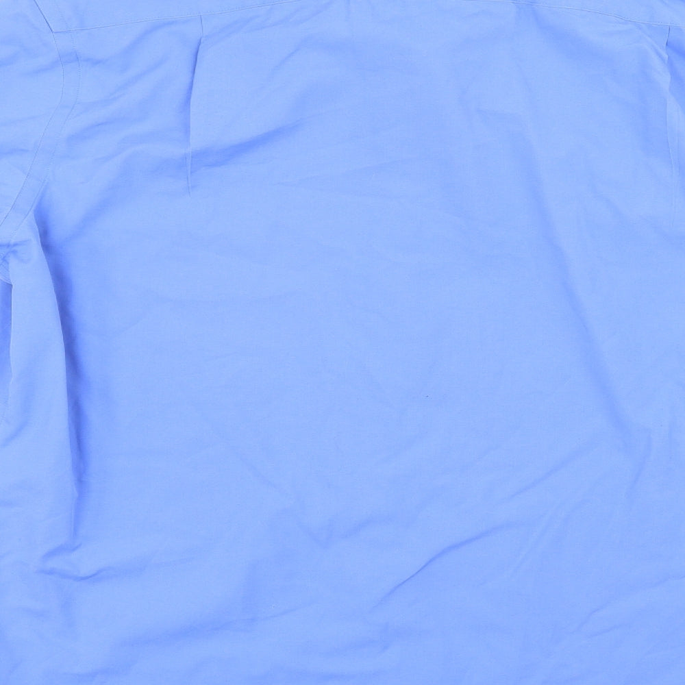 Charles Tyrwhitt Mens Blue    Button-Up Size 34  - arms open up