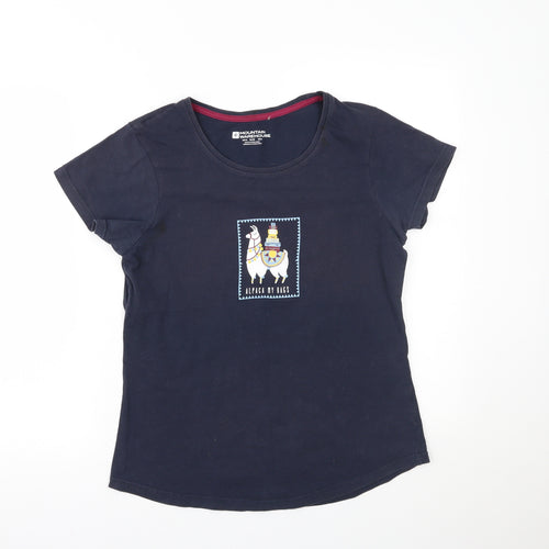 Mountain Warehouse Womens Blue   Basic T-Shirt Size 12