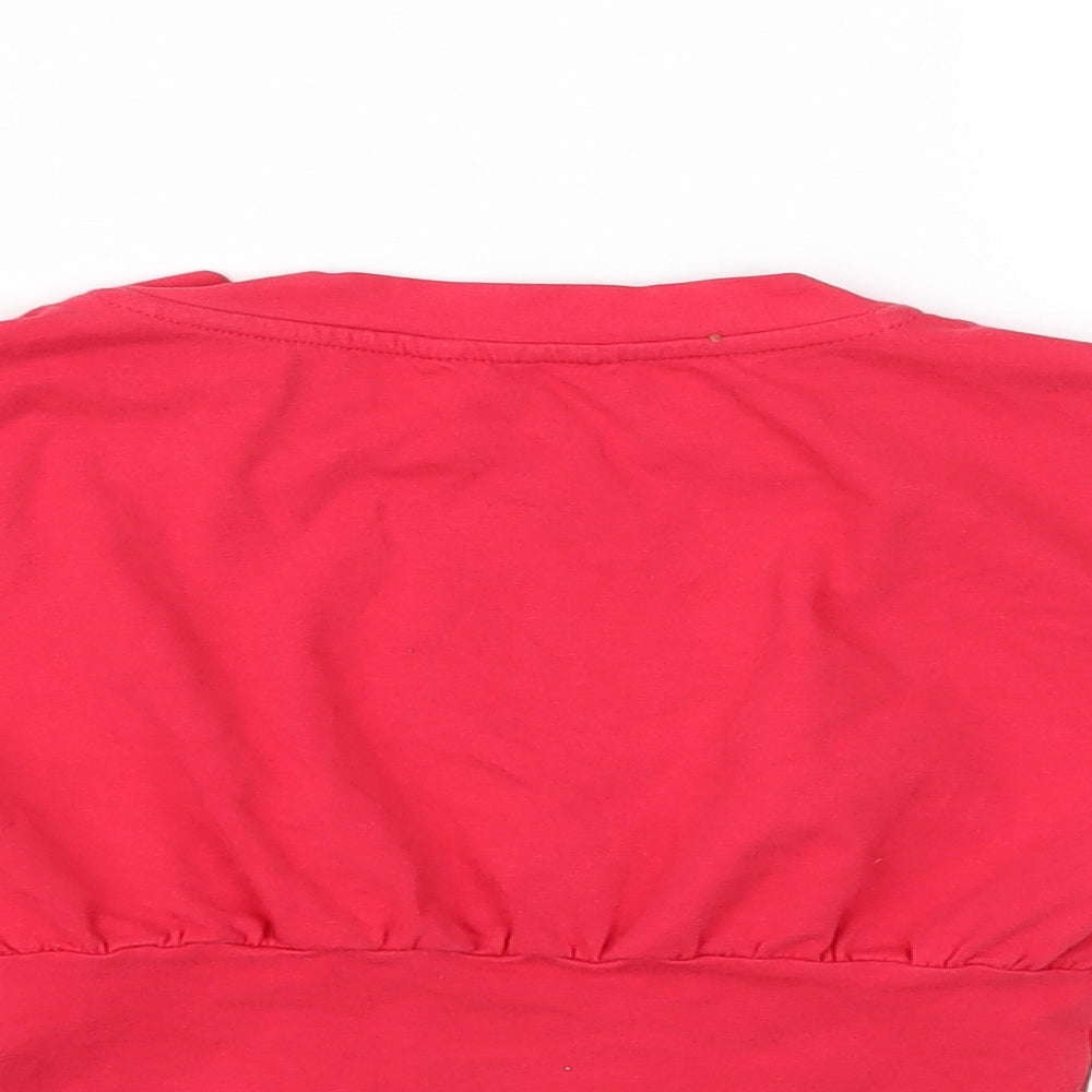 Matalan Girls Red    Blouse Size 9 Years