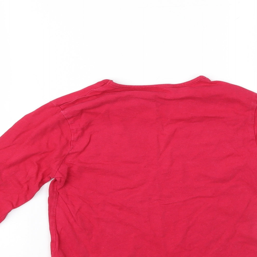 Primark Girls Red   Basic T-Shirt Size 8-9 Years
