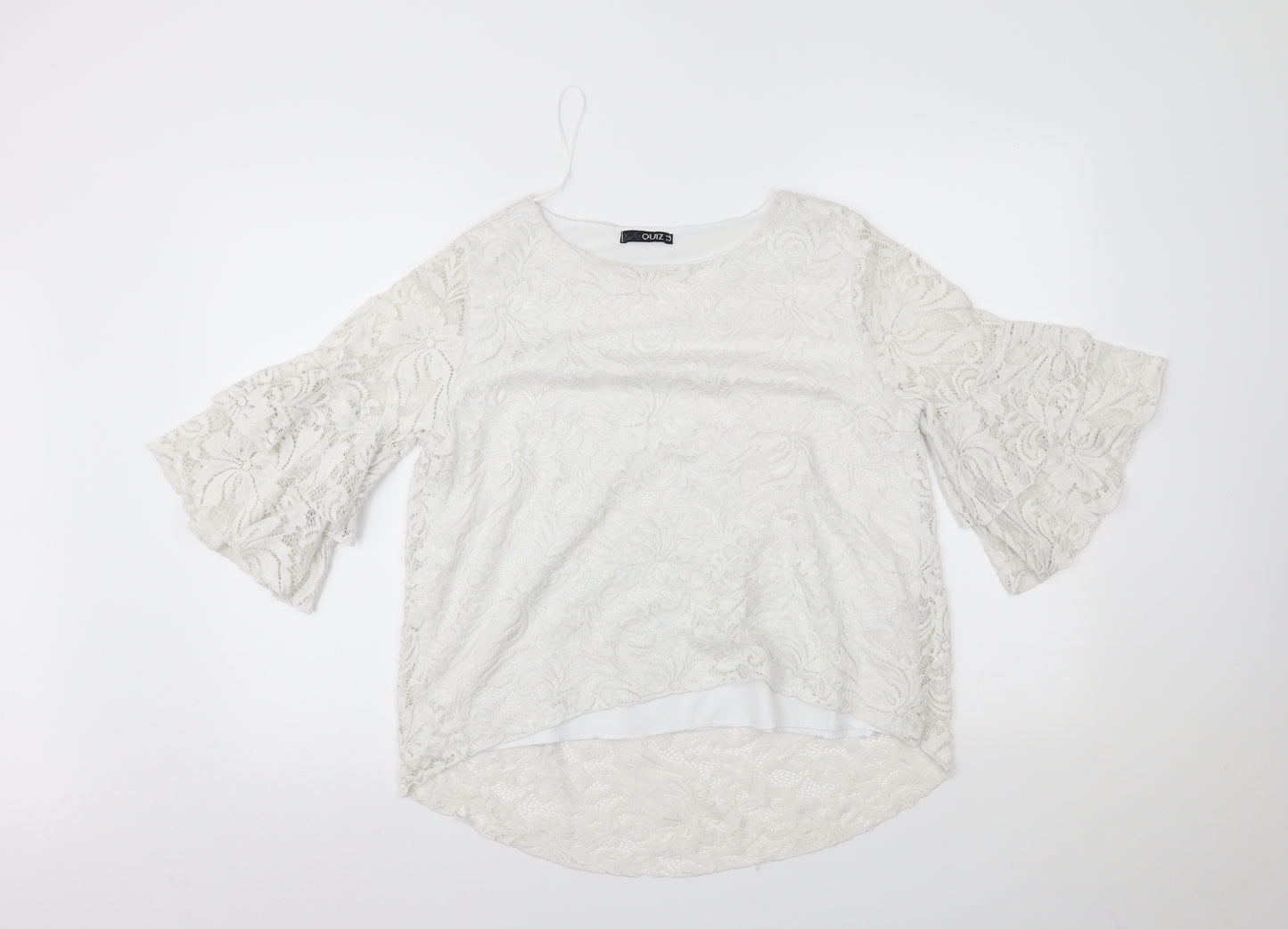 Quiz Womens White   Basic Blouse Size 12
