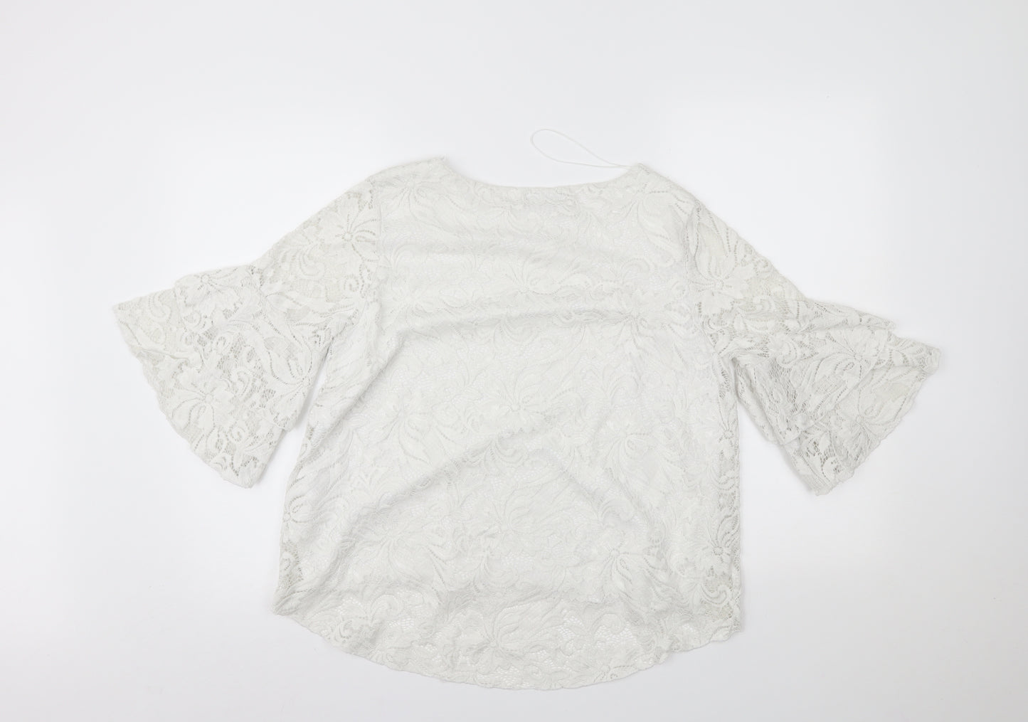Quiz Womens White   Basic Blouse Size 12