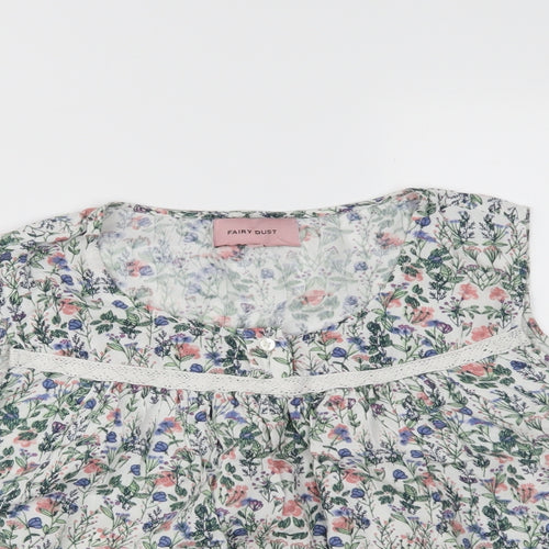 Fairy Dust Womens Multicoloured Floral  Babydoll Pyjama Set Size M