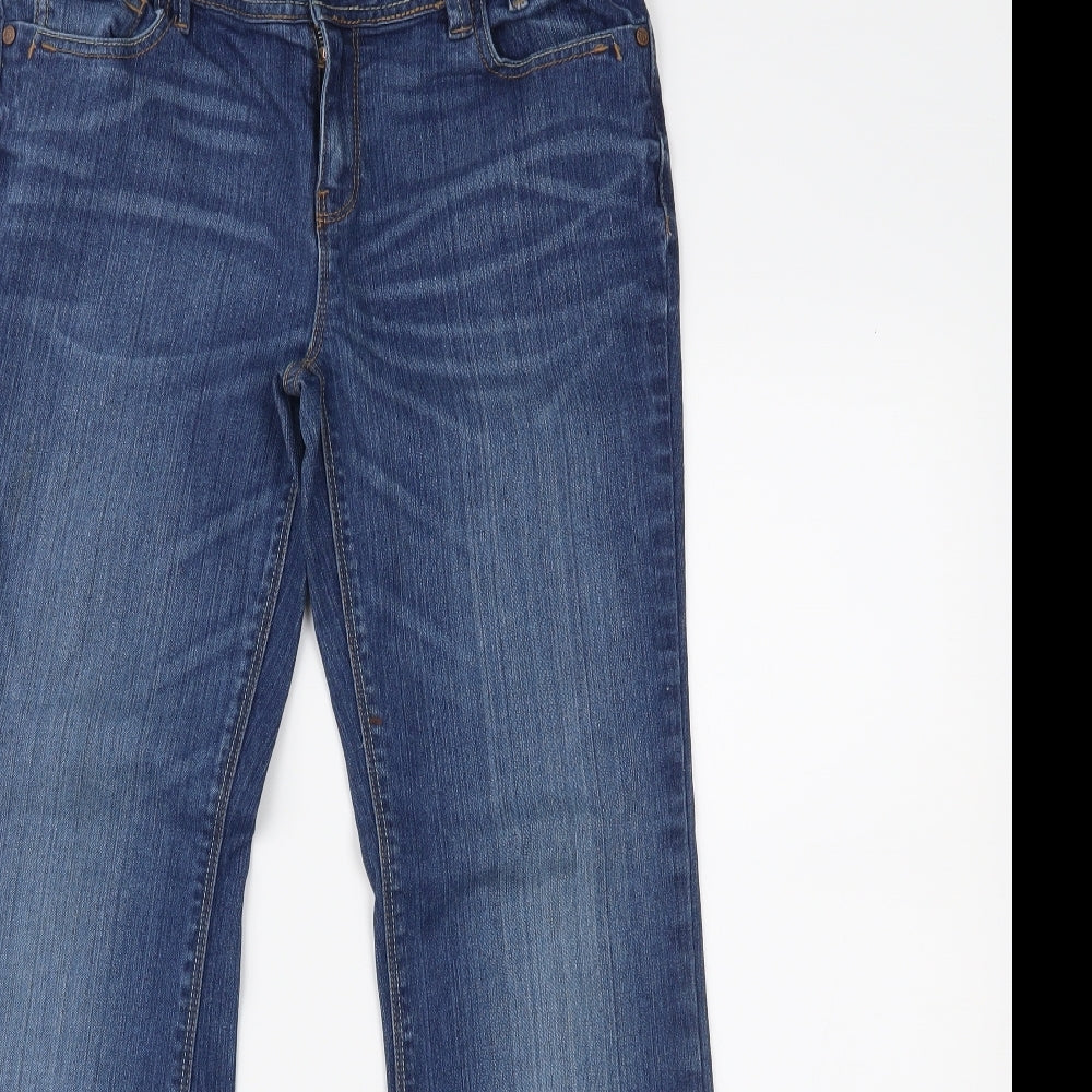 NEXT Womens Blue  Denim Bootcut Jeans Size 10 L27 in