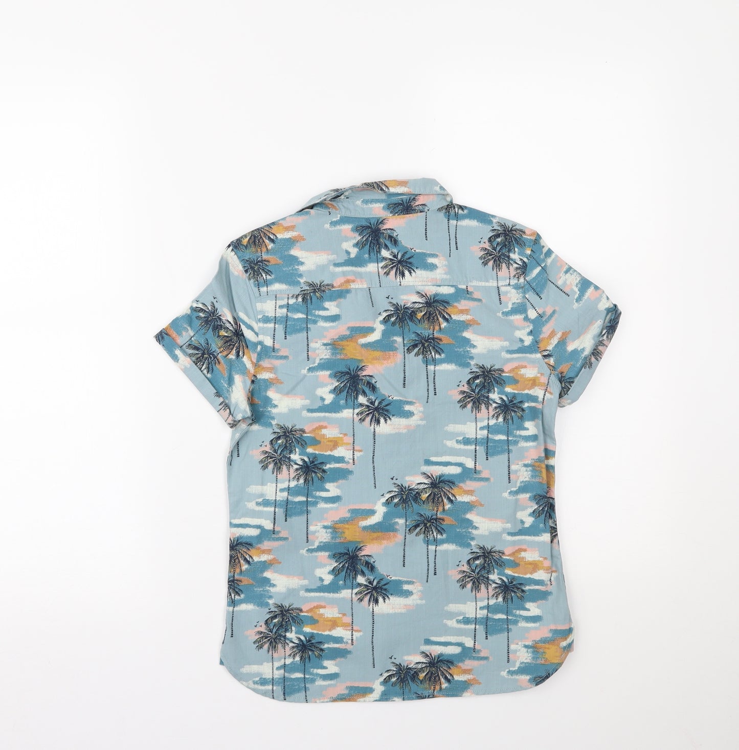 Marks and Spencer Boys Multicoloured   Basic Button-Up Size 7-8 Years