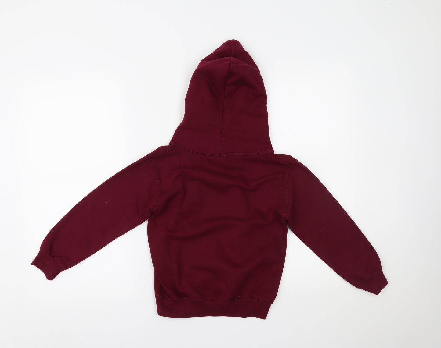 Preworn Boys Red   Pullover Hoodie Size 5-6 Years