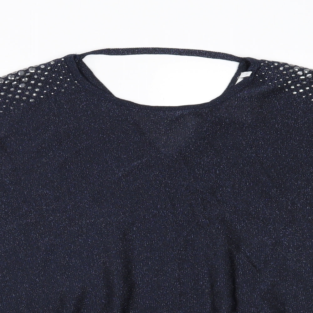 Wallis Womens Blue   Basic Blouse Size S