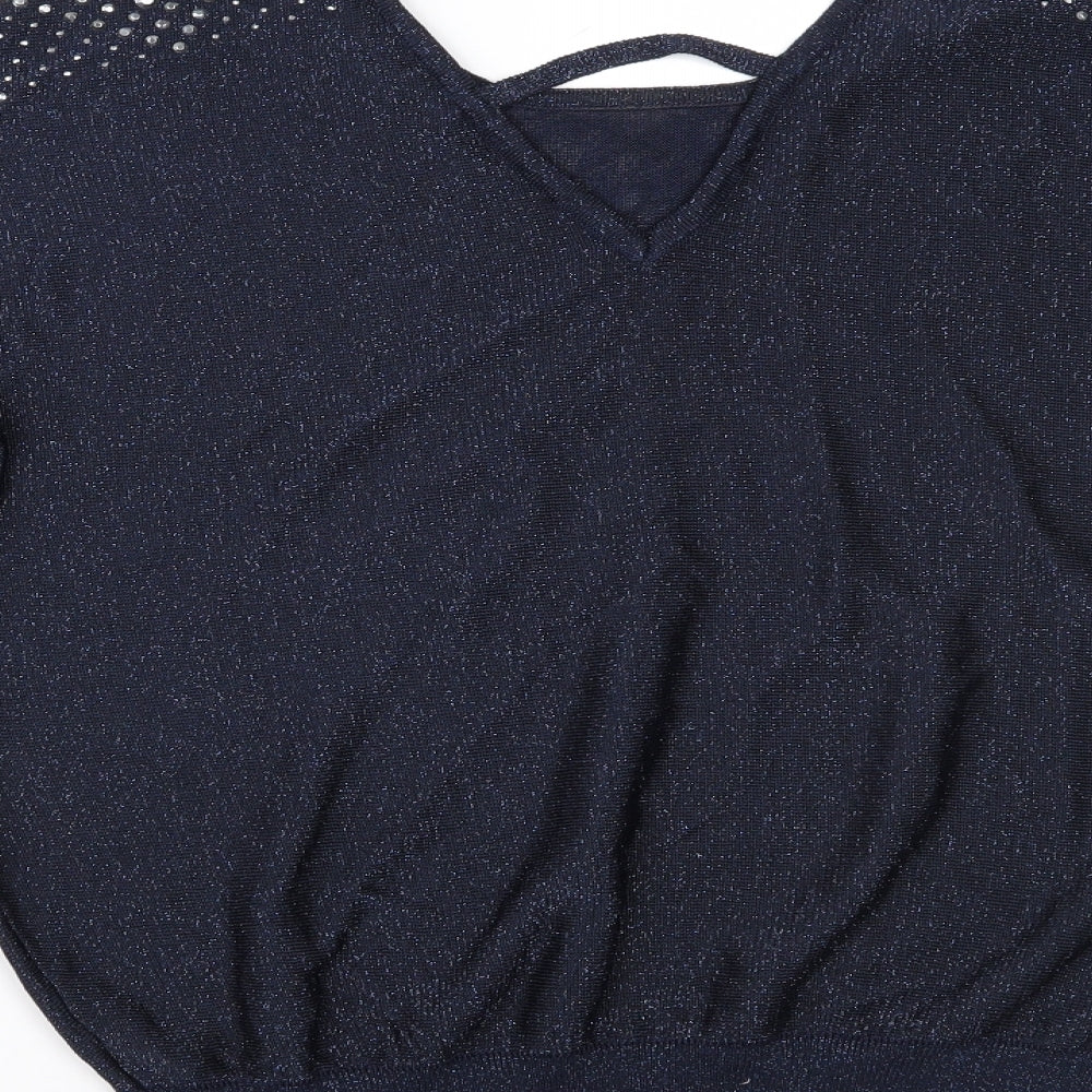 Wallis Womens Blue   Basic Blouse Size S
