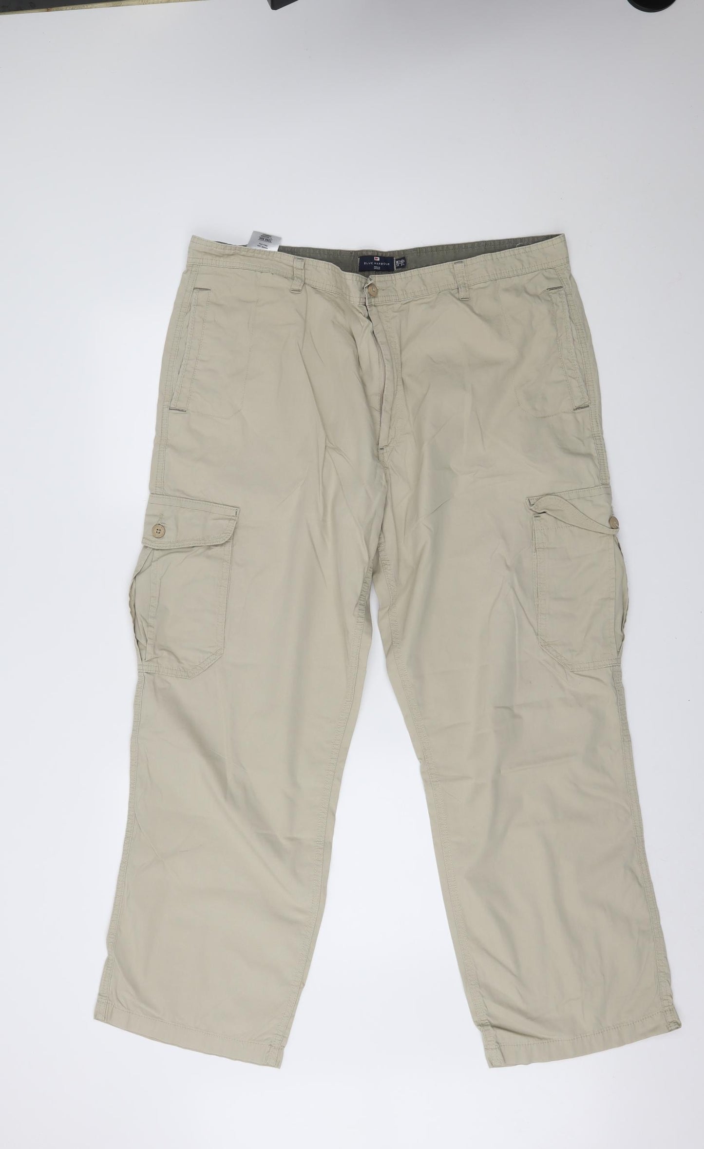 Blue Harbour Mens Beige   Trousers  Size 42 L31 in