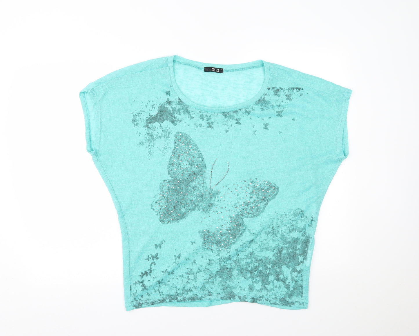 Quiz Womens Blue   Basic Blouse Size L