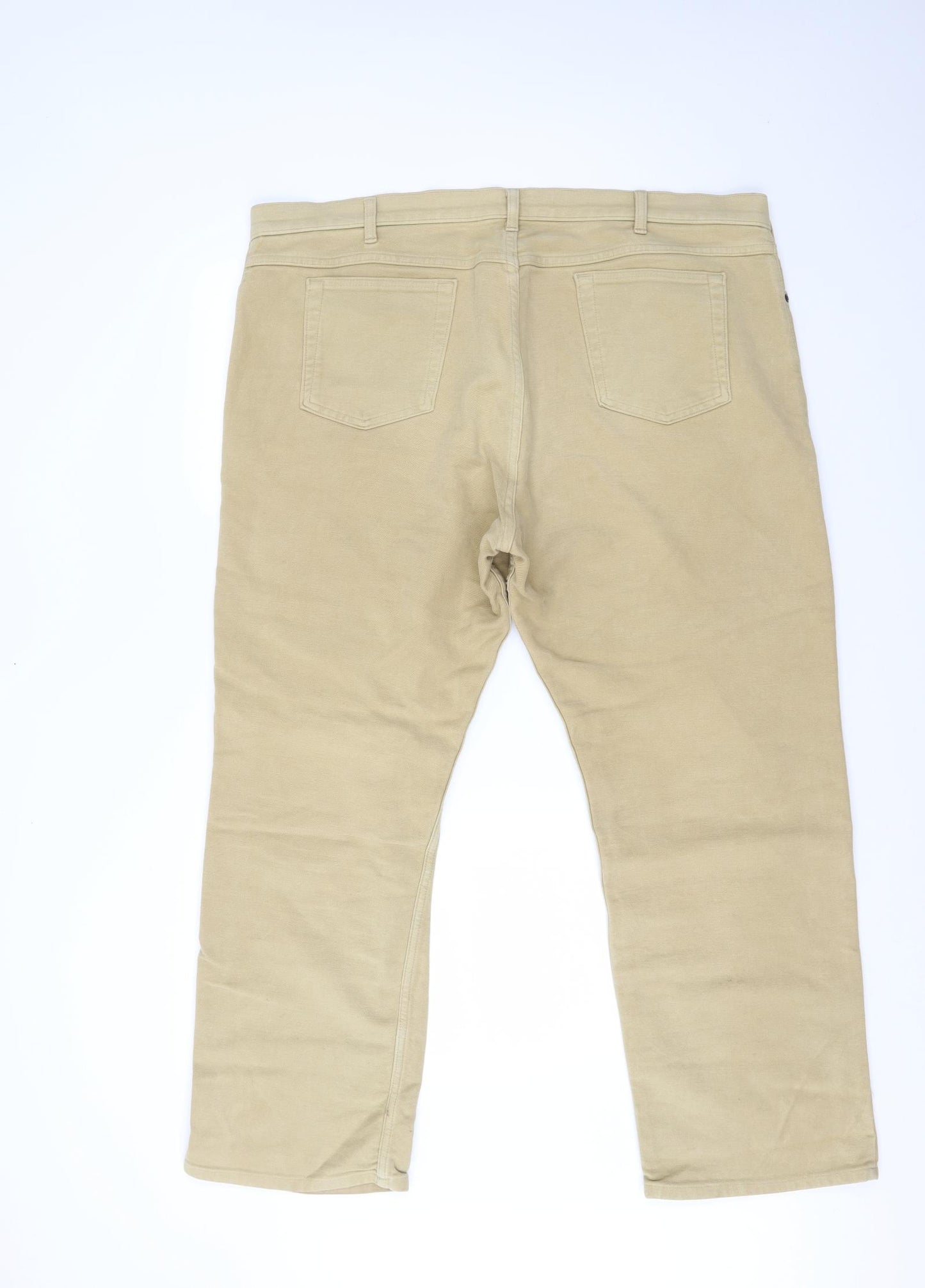 Marks and Spencer Mens Beige   Trousers  Size 44 in L31 in