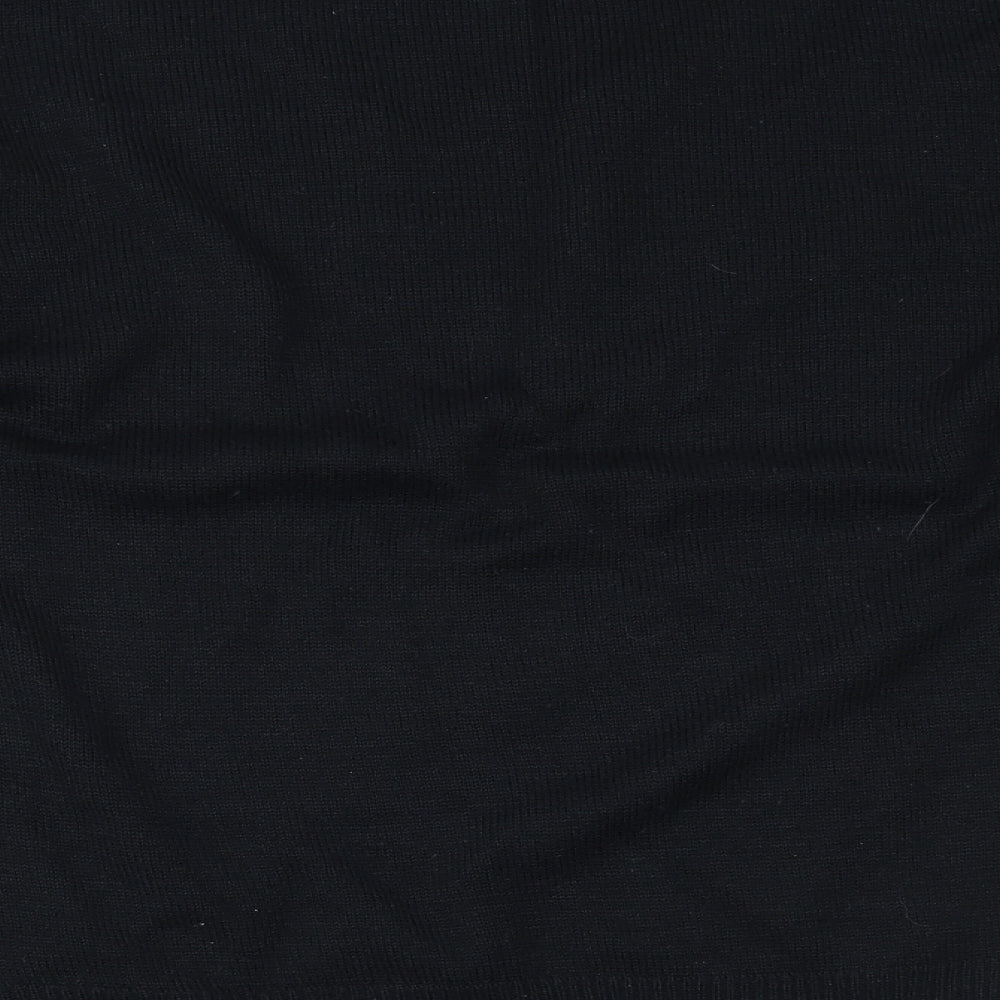 George Mens Black Fair Isle  Pullover Jumper Size XL  - CHRISTMAS