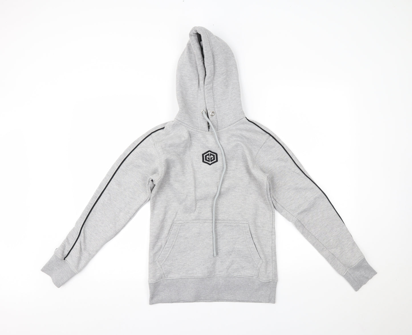gymgarmz Womens Grey   Pullover Hoodie Size S