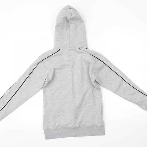 gymgarmz Womens Grey   Pullover Hoodie Size S