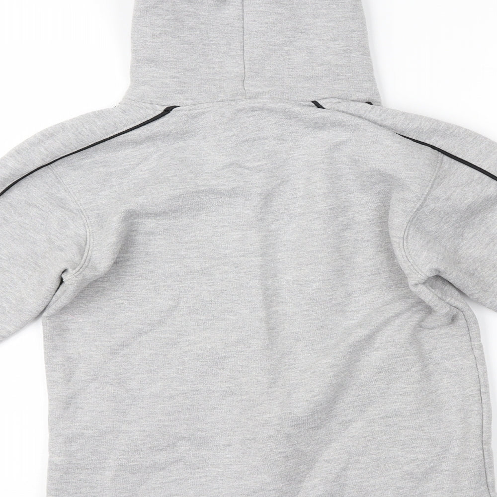 gymgarmz Womens Grey   Pullover Hoodie Size S