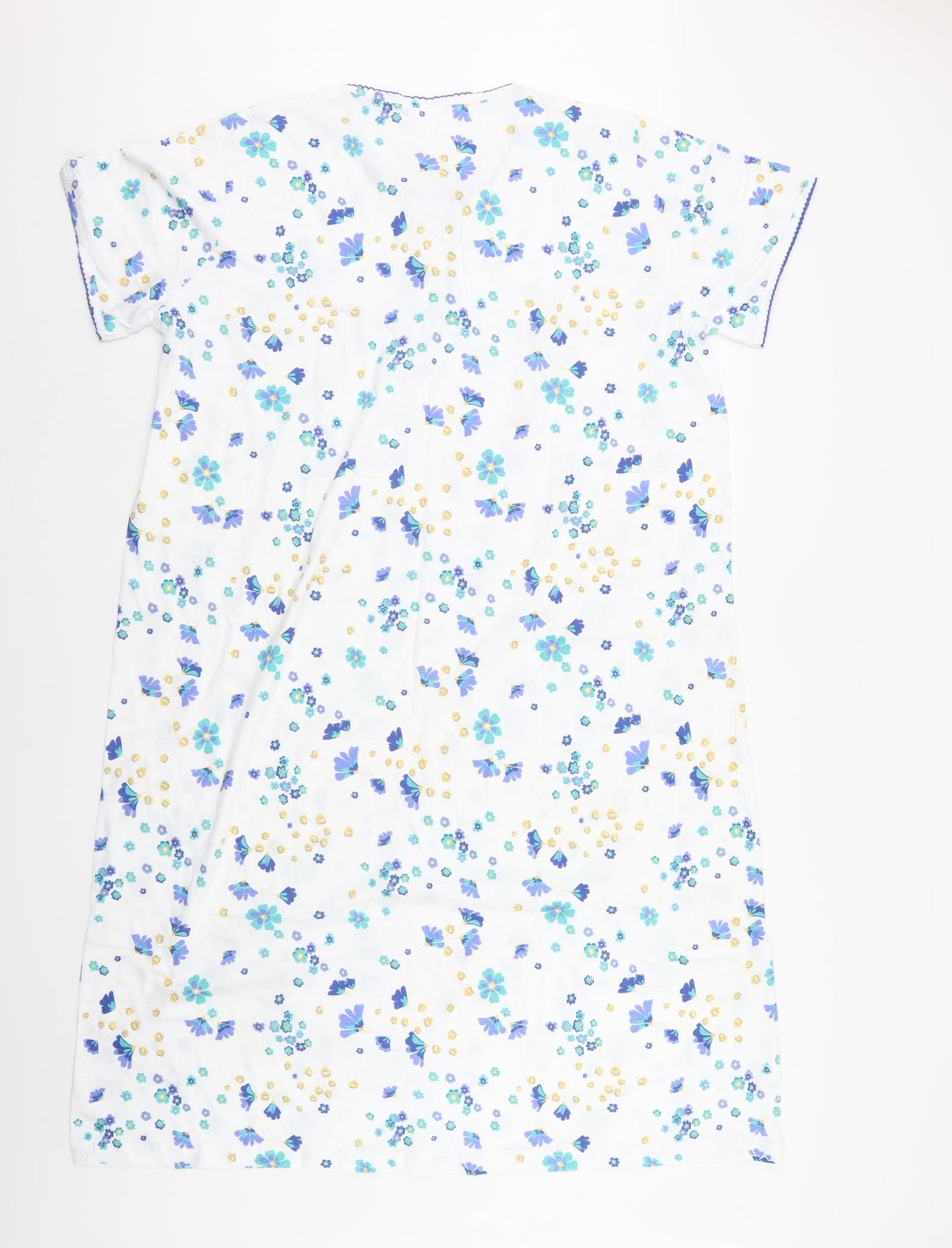 Damart Womens White Floral  Cami Dress Size XL