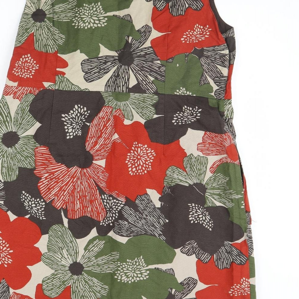 Laura Ashley Womens Brown Floral  Shift  Size 20