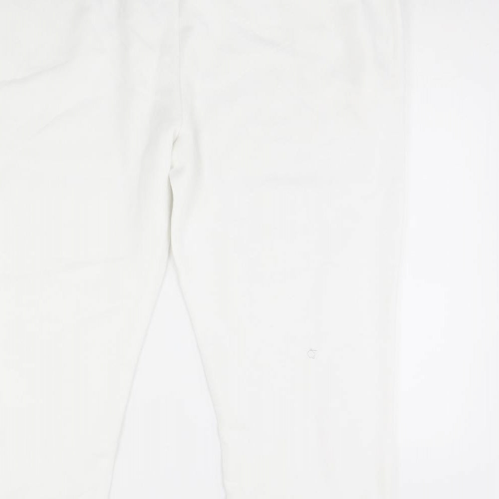 Damart Womens White   Jogger Trousers Size 22 L26 in