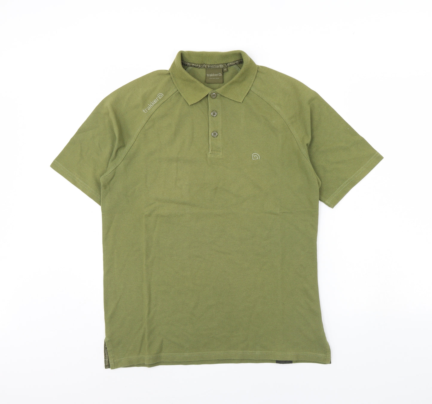 Trakker Mens Green    Polo Size M