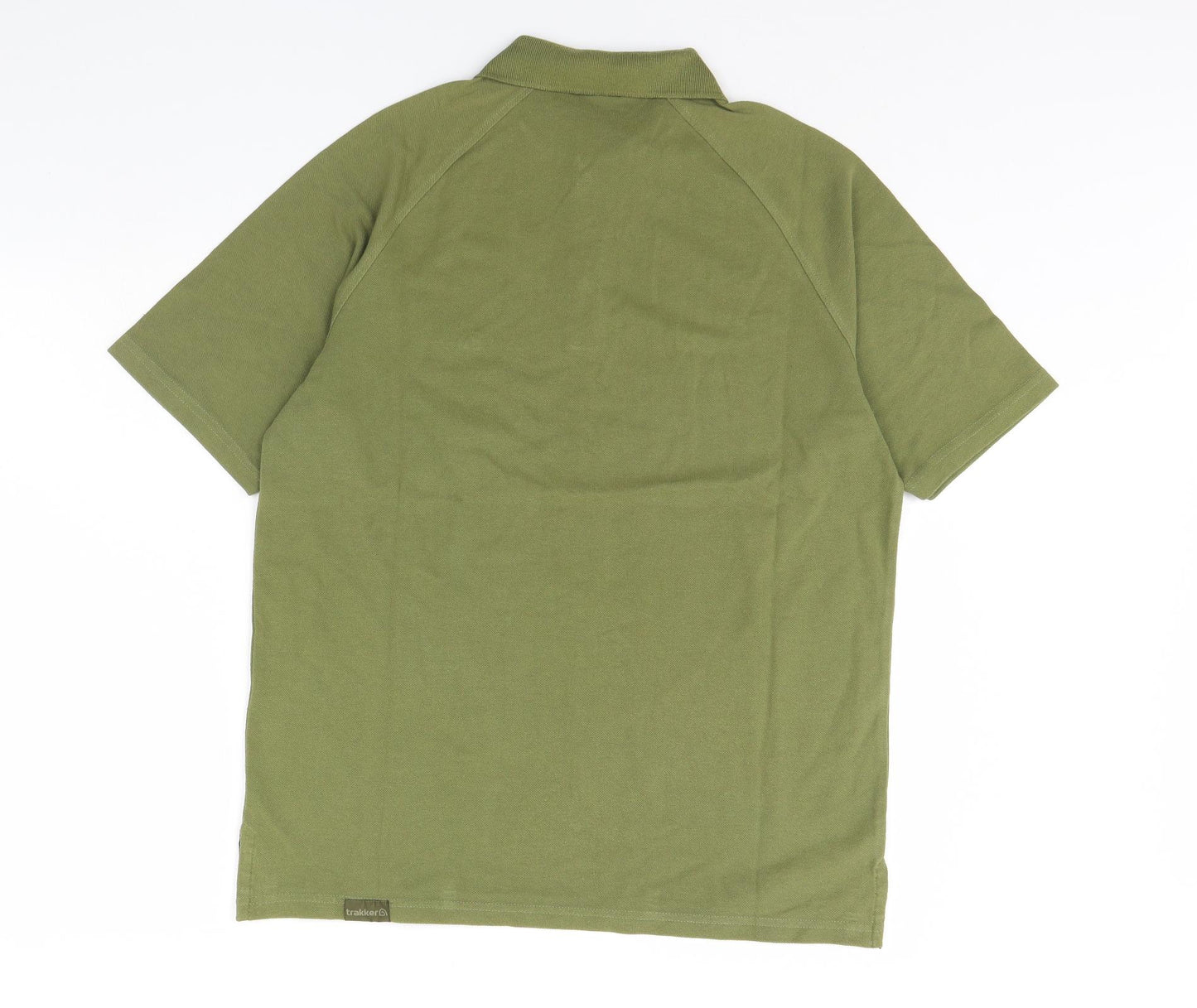 Trakker Mens Green    Polo Size M