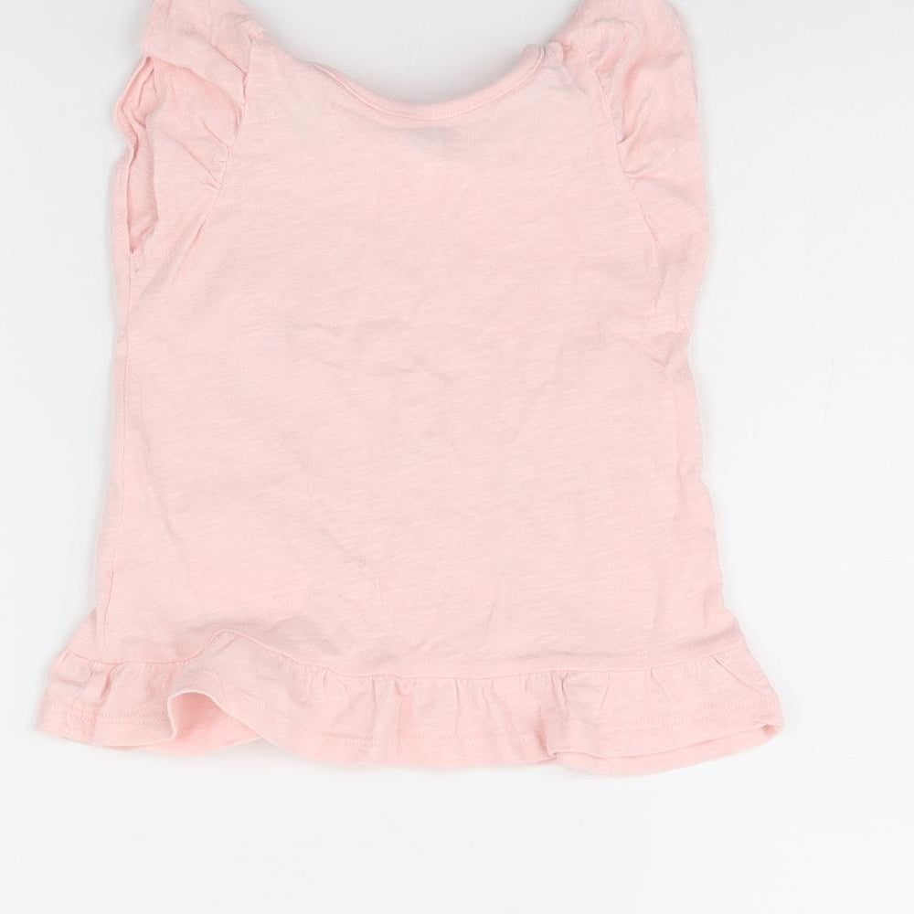 Nutmeg Girls Pink   Basic T-Shirt Size 2 Years  - Peppa Pig