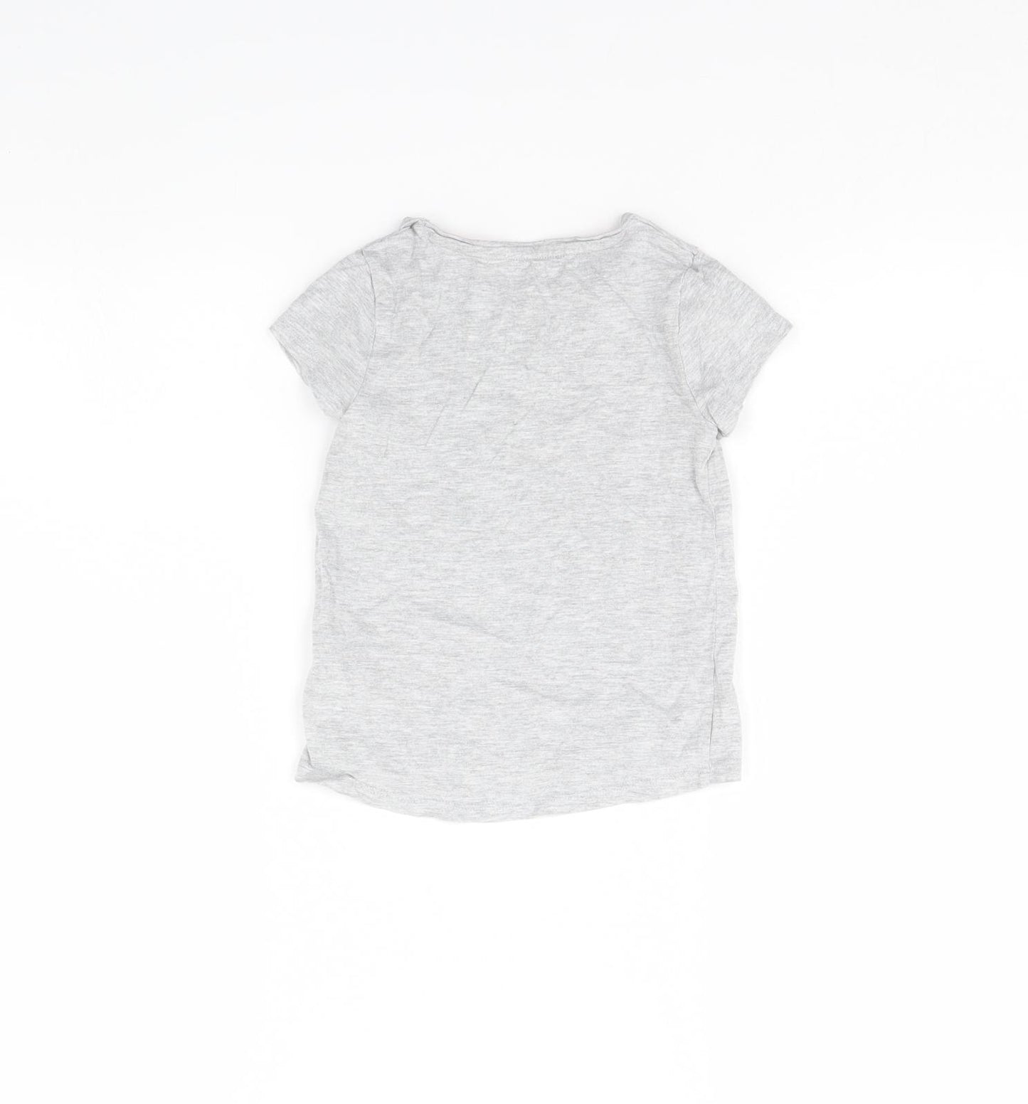 F&F Girls Grey   Basic T-Shirt Size 2 Years