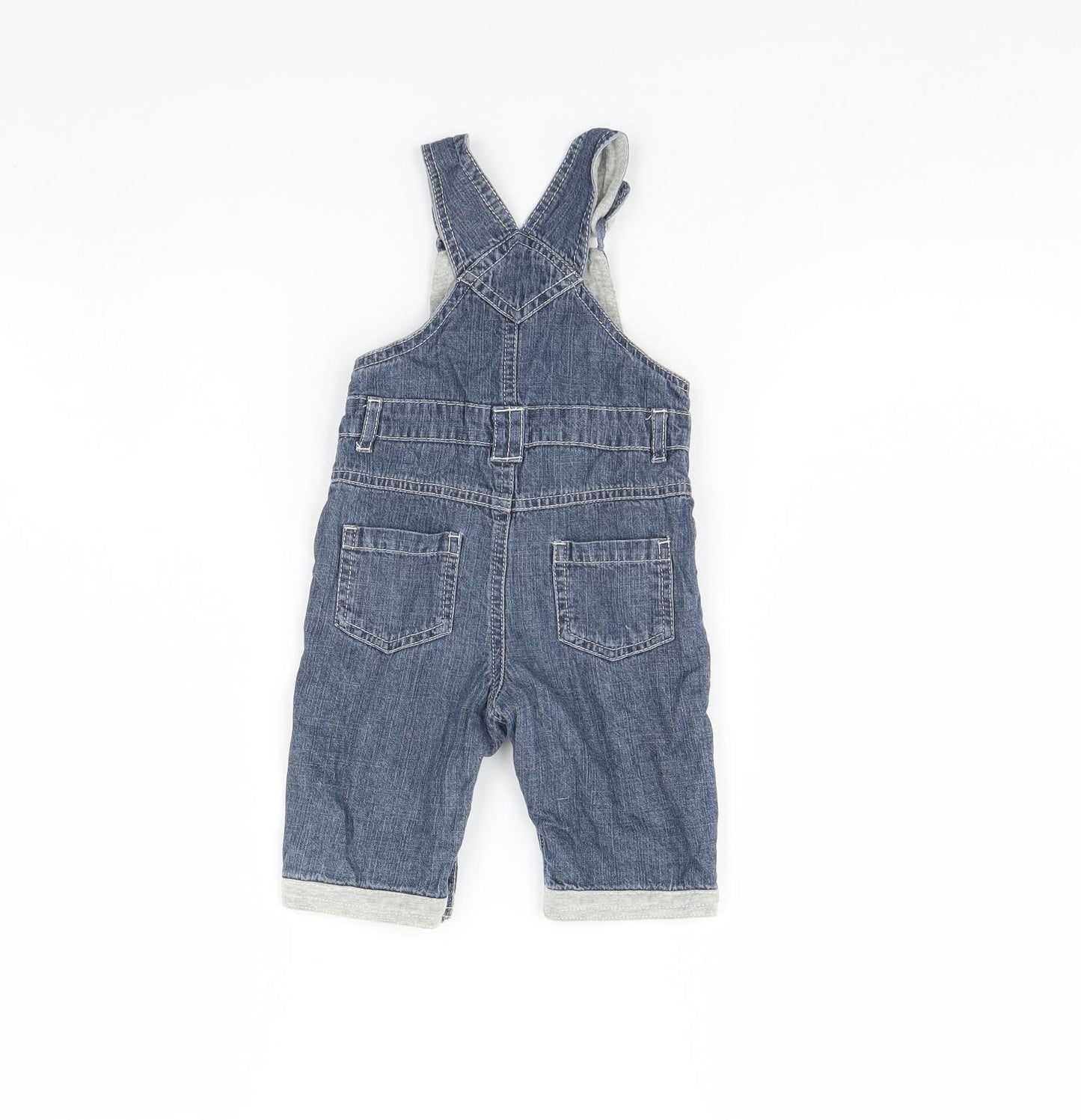 TU Baby Blue  Denim Dungaree One-Piece Size 3-6 Months