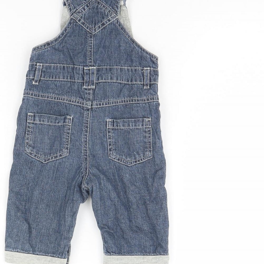 TU Baby Blue  Denim Dungaree One-Piece Size 3-6 Months