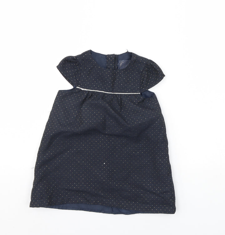 Young Dimension Girls Blue Polka Dot  Mini  Size 2 Years